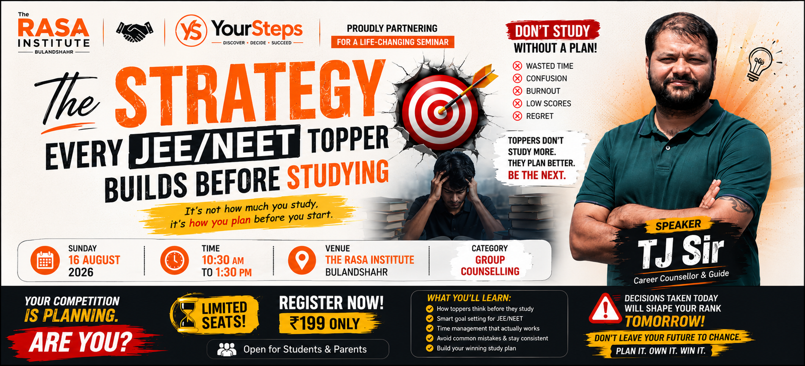 The Strategy Every JEE/NEET Topper Builds Before Studying